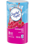 Crystal Light SugarFree Raspberry Ice Drink Mix 4 Pitcher Packets