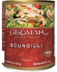 GEOMAR Scungilli Sliced Conch  WildCaught By Divers  ReadytoEat Seafood Delicacy 29 oz per Can