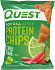 Quest Nutrition Tortilla Style Protein Chips Variety Pack, Chili Lime, Nacho Cheese, Loaded Taco, 1.1 Ounce (Pack of 12)