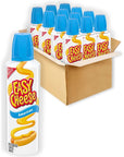 Easy Cheese American Cheese Snack 12  8 oz Cans