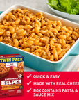 Hamburger Helper Double Cheeseburger Macaroni 136 oz Twin Pack