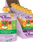 Plum Organics Stage 3 Organic Baby Food Meals [9+ Months] Carrot, Spinach, Turkey, Corn, Apple & Oat 4 Ounce Pouch (Pack Of 6) Packaging May Vary