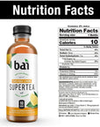 Bai Iced Tea, Tanzania Lemon - 18 Fluid Ounce Bottles - (Pack of 12)