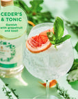 Ceders Wild Distilled NonAlcoholic Spirit  Gin Alternative  AwardWinning 0 Alcohol 0 Calories 0 Sugar  Spiced Premium Flavor  169 Fl Oz