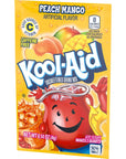 KoolAid Unsweetened Caffeine Free Peach Mango Zero Calories Powdered Drink Mix 192 Count Pitcher Packets