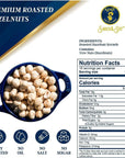 AZNUT Roasted Unsalted Hazelnuts - 1 LB