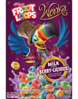 Willy Wonka Froot Loops Cold Breakfast Cereal Turns Milk Berrylicious Breakfast Snacks Berrylicious 78oz Box 1 Box