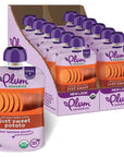 Plum Organics | Stage 1 | Organic Baby Food Meals [4+ Months] | Just Sweet Potato | 3 Ounce Pouch (Pack Of 12) Packaging May Vary