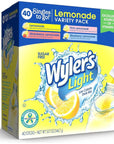 Wyler's Light Singles to Go Powder Packets, Water Drink Mix - 40 Count