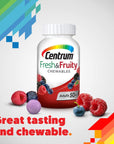 Centrum Adults 50+ Fresh & Fruity Chewables Multivitamin / Multimineral Supplement (60 ct) Mixed Berry