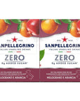 Sanpellegrino Zero Grams Added Sugar Italian Sparkling Drinks - 24 Pack of 11.15 Fl Oz Cans