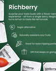 Miracle Berry by richberry 50Halves Freeze Dried Premium Fruits 100 Real Fruit No Preservatives Naturally Sweetens Sour Food Great for Snacks and Taste Tripping