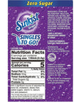 Sunkist Soda Grape Singles To Go Drink Mix 053 OZ 6 CT Pack of 4