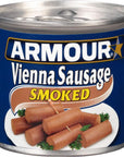 Armour Star Vienna Sausage Smoked Canned Sausage 46 OZ Pack of 24