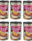 Al Amin Foods Texas Style Refried Charro Beans 6 Cans 16 oz 1 LB  454g BY HEB