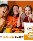 Yopokki Instant Tteokbokki Pack Cheese Pack of 2 Korean Street food with cheese sauce Topokki Rice Cake  Quick  Easy to Prepare