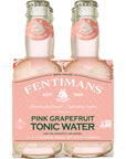 Fentimans Sparkling Pink Grapefruit Tonic Water  Grapefruit Sparkling Water Craft Soda Mixer with Natural Ingredients Botanically Brewed  67 Fl Oz Pack of 4