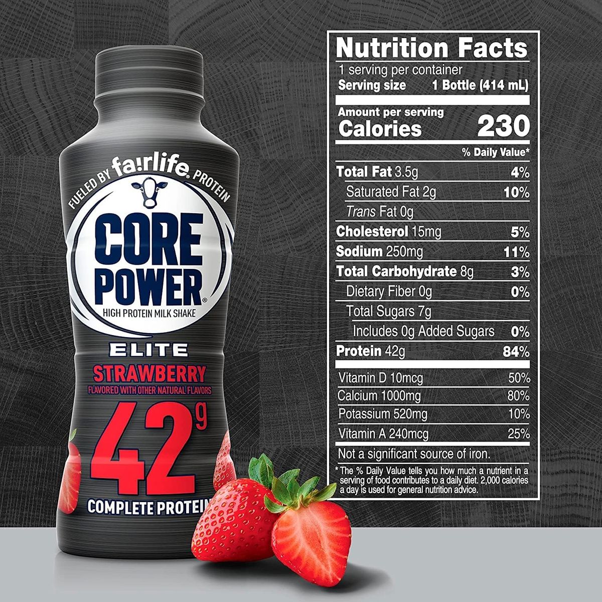 World Group Packing Solutions Fairlife Core Power Elite 42g High Protein Milk Shakes Variety 6 Pack  Vanilla Chocolate Strawberry  Ready to Drink for Workout Recovery 14 Fl Oz