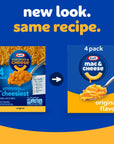 Kraft Original Macaroni & Cheese Dinner (4 ct Pack, 7.25 oz Boxes)