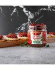 Bella Sun Luci Sun Dried Tomato Halves with Italian Herbs and Extra Virgin Olive Oil