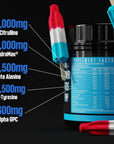 Huge Supplements Wrecked Pre-Workout, 30G+ Ingredients Per Serving to Boost Energy, Pumps, and Focus with L-Citrulline, Beta-Alanine, Hydromax, L-Tyrosine, and No Useless Fillers