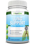 NutriONN Lung Cleanse - Powerful Lung Detox Program - 100% Vegetable Based - Great for Smokers - Supports Respiratory Health - Helps Reduce The Production of Mucus - Promotes Comfortable Breathing