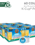 The Original Donut Shop Iced Refreshers Pineapple Passionfruit Flavor Keurig Single Serve KCup Pods 60 Count 6 Packs of 10