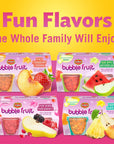 DEL MONTE BUBBLE FRUIT CUP Snacks Peach Strawberry Lemonade 24 Pack 35 oz