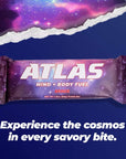 Atlas Protein Bar 20g Protein 1g Sugar Clean Ingredients Gluten Free Space 12 Count Pack of 1