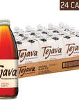 Tejava Original Unsweetened Black Iced Tea 24 Pack 12oz Glass Bottles NonGMO Kosher No Sugar or Sweeteners No calories No Preservatives Brewed in Small Batches