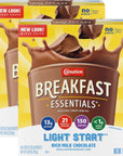 Carnation Breakfast Essentials Light Start Powder Drink Mix Rich Milk Chocolate705 Oz 8 Ct Pack of 2