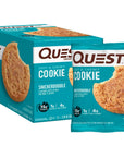 Quest Nutrition Snickerdoodle Protein Cookie High Protein Low Carb Gluten Free 12Count