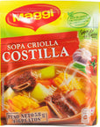 Maggi Sopa Criolla con Costilla Latin Soup with Rib 12 Pack