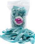 Smarty Stop Sour Gummy candy Strips Blue Raspberry 1 Pound Bag