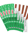 Chomps GrassFed and Finished Jalapeño Beef Jerky Snack Sticks 10Pack  Keto Paleo Whole30 10g Lean Meat Protein GlutenFree Zero Sugar Food NonGMO