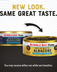 Bumble Bee Prime Solid White Albacore Tuna Low Sodium in Water 5 oz Cans Pack of 12  Premium Wild Caught Tuna  32g Protein per Serving  NonGMO Project Verified Gluten Free Kosher