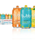 bubly Sparkling Water, Citrus Variety Pack - 12oz Cans (18 Pack)