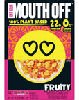 Eat Your Mouth Off Breakfast Cereal, Plant Based Cereal, Protein Snack, Fruity, 7.4oz Box (1 Box)