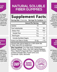 Sugar Free Fiber Gummies for Adults, Daily Prebiotic Fiber Supplement & Digestive Health Support - Supports Regularity & Digestive Health, Nature's Plant Based, Non-GMO, Berry Flavor - 120 Gummies