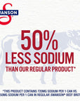 Swanson 100% Natural, 50% Less Sodium Beef Broth, 14.5 oz Can