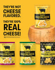 SERIOUS PIG Premium Import: Crunchy Snacking Cheese Snacks, Gluten Free High Protein, Low Carb, Keto Friendly, Vegetarian, Made from 100% Real Italian Cheese (Variety) (12x0.84oz)