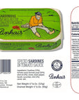 Pinhais Canned Sardines Variety Pack 44 oz Virgin Olive Oil Regular 1 Virgin Olive Oil Spicy 1 Tomato Sauce Regular 1 and Tomato Sauce Spicy 1 Pack of 4 with 4 Pieces Intfeast Mints