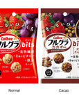 Frugra bis 09oz 3pcs x 2types Normal Cacao Japanese Snack Cereal Calbee Ninjapo