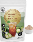 Winter Melon Bubble Iced Tea Instant Powder Mix  1kg 33 Drinks  For Iced Tea Boba Tea Ice Blended Smoothies and Sorbet  Authentic Taiwan Recipe  No Fat No Preservatives by Moriyama Teahouse