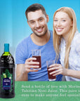 Tahitian Noni Juice by Morinda  Original and Authentic Noni Fruit Puree with Natural Blueberry  Grape Resveratrol  Invigorating Daily Superfood Drink for Enhanced Vitality  4x1L BottlesCase