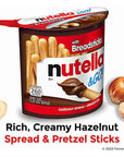 Snacks on the Go Nu tella  Go Hazelnut and Cocoa Spread with Breadsticks Snack Cups  Kids Healthy Snacks  Hazelnut Spread  Pretzel Sticks  18oz Pack of 8  Every Order is Elegantly Packaged in a Signature BETRULIGHT Branded Box