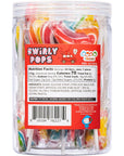 Heart Rainbow Lollipops Individually Wrapped Bursting with Fruity Flavor Great Swirl Lollipops for Kids Birthday Parties Valentines Lollipop Party Favors and Cake Toppers By 4YoreElves Pack of 24