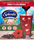 SPLENDA Premium Sweet Tea On Tap 1 Gallon Bag In Box Ready to Drink Liquid Hibiscus Tea 128 Fl Oz