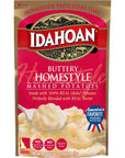 Idahoan Buttery Homestyle Mashed Potatoes 4 oz Pack of 12