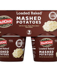 Idahoan Loaded Baked Mashed Potatoes Cup 4pack 6 oz Pack of 6